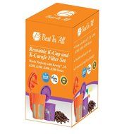 Best Ever Reusable K Cup and K Carafe for Keurig 2.0 - K200, K300, K400, K500 Series. Perfectly designed premium... N4