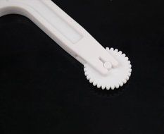 niceeshop(TM) Anti Slip Sugar Craft Cake Fondant Wheel Cutter Roller Embosser Tool Set,White N2