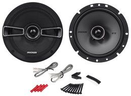 Kicker 41KSS674 6.75" 250W Component Speakers+200W Coaxials+Amplifier+Amp Kit N3