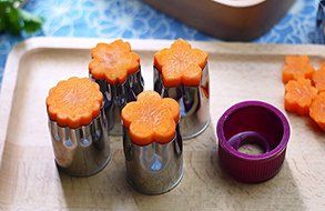 SIS stainless steel Fruit making mold,Cookie Cutters,Create Perfect Shape set of 8 N3