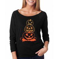 Pullover Tops,Morecome Women Halloween Pumpkin Print Long Sleeve Sweatshirt N3