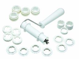 eFuture(TM) Fondant Ribbon Sugarcraft Cutter/Cake Decorating Tool Set +eFuture's nice Keyring