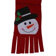 Christmas Scarf,Morecome Gift Red,Snowman Style Neck Wrap With 2 Pocket N4