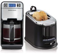 Hamilton Beach 12-Cup Coffee Maker and Toaster Bundle | 46201 + 22323 N3