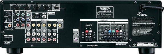 Onkyo TX-SR313 5.1- Channel Home Theater A/V Receiver (Discontinued by Manufacturer) N3