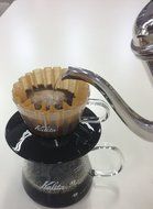 Kalita Wave Dripper 185 series glass [2-4] people for Black # 05039 (japan import) N2