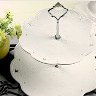 St Elias 3 Tier Stainless Steel Round Cupcake Stand Wedding Birthday Cake Display Tower N4
