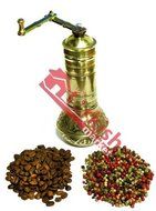 Turkish Brass Coffee Grinder - Large - With Ball
