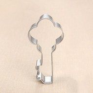 Sher Valentine's Love Key Shape Cookie Cutters Fruit Cut Molds Stainless Steel N2