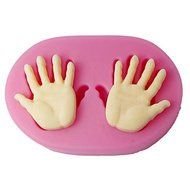 Sher FOUR-C Fondant Cake Molds Baby Hands Cupcake Top Decorating Tools Cake Decoration,Fondant Supplies Color... N2