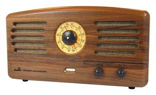 Tesslor R601SW Stereo Tube AM/FM Radio, Bluetooth 3.0 Streaming, Incredible Tube Amplified Sound, Vintage Radio... N4