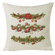 Christmas Pillow Case,Beautyvan Xmas Christmas Festival Sofa Home Decoration Socks Pillow Case Cushion Cover (L) N4
