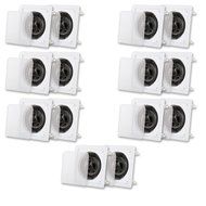 Acoustic Audio CS-I63S In Wall / Ceiling 6.5" Speakers 7 Pair Pack 3 Way 4200 Watt CS-I63S-7PR