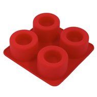 3 Silicone Cake Cup Molds Set 12 Pans Dessert Shell Baking Shortcake Mini Soft N2