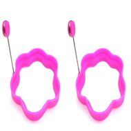 GHMZ Pink Egg Mold Flower Shape Nonstick Egg Pancake Cooker Pancake