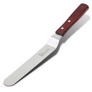 1Easylife Offset Cake Icing Spatula, 12.8&quot; Angled Frosting Spatula with Wooden Handle, Professional Stainless...