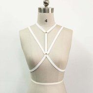 Underwear, PHOTNO Alluring Womens Harness Bra Elastic Cage Bra Strappy Hollow Out Bra Bustier N9