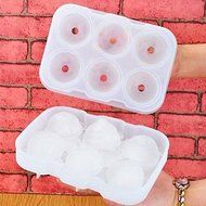 Y&amp;XL&amp;H 6 Molds Prepare Ice Ball Sphere-Molds-Cube Tray Bricks Tray Maker N4