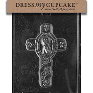 Dress My Cupcake Chocolate Candy Mold, Baby's Baptism Cross, Baby Shower