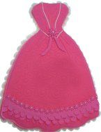 CK Products 49-5202 Plastic Princess Dress Cake Pan, White