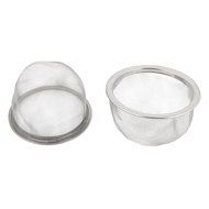 Tea Strainer - SODIAL(R) 2 Pcs Stainless Steel Drainer Mesh Tea Strainer Teapot Filter Silver N3