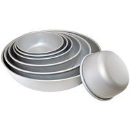 Cake Pan Set of 7, Round Contour by Fat Daddio's