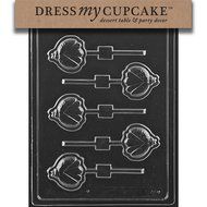 Dress My Cupcake Chocolate Candy Mold, Lady Bug Lollipop