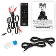 Blue Octave B22 Home 2.1 Powered Speaker System with FM Bluetooth and 2 Extension Cables N2