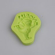 Y&amp;XL&amp;H Christmas Noel Ice Skating Snowman Fondant Silicone Mould for Cake Decorating Cupcake Candy Chocolate Clay... N3