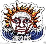 SUBLIME - WEEPING SUN BUMPER STICKER LAPTOP STICKER HARD HAT STICKER FUNNY CAR