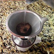 Premium Coffee Filter with Removable Stand, Stainless Steel Pour Over Coffee Filter, Pour Over Coffee Dripper,... N3