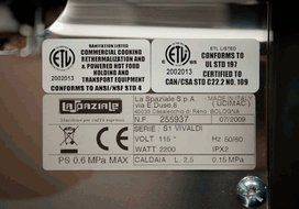 La Spaziale Vivaldi II Dual Boiler BLACK Espresso Machine N3