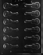 GUITAR PIECES CHOCOLATE CANDY MOLD