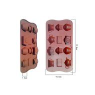 Always Your Chef Silicone Candy Mold/Chocolate Mold/DIY Molds, MINI Molds for Making Jelly-O and More, Alarm/Teapot...