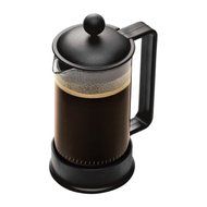 Bodum Brazil French Press Coffee Maker - Safety & Aroma Seal - Dishwasher Safe - Black - Makes 3 Cups 0.35L