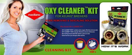 Descaling Kit, Descaler for Keurig 2.0, For all K-Cup Brewers, Biodegradable, Non Toxic N7
