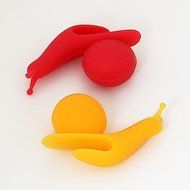 Generic Snail Shape Silicone Tea Bag Holder Cup Mug Candy Colors Gift Set 5pcs N4