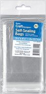 Darice 1115-13 80-Pack Plastic Acid Free Self Sealing Bags, 3-1/8 by 4-1/8-Inch, Clear