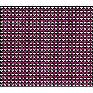 Two Hearts Raspberry &amp; White Cocoa Butter Chocolate Transfer Sheet by GSA