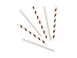 Wilton 1912-5000 30 Count Colored Lolli Stick, Orange and Black