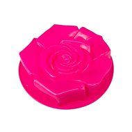 Tangne 4 Colors Rose Shape Silicone Cake Mould Kitchen DIY Cake Tools (Rose Red) N6