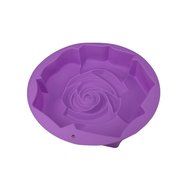 Tangne 4 Colors Rose Shape Silicone Cake Mould Kitchen DIY Cake Tools (Rose Red) N8