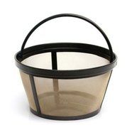 NEW Mr. Coffee GTF2 Basket Style 10-12 Cup Gold Tone Permanent Coffee Filter