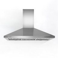 Ancona AN-1165 Rapido IV Pyramid 630 CFM Wall Mount Range Hood, 36", Stainless Steel N5