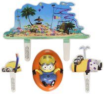 Despicable Me Beach Party DecoSet Cake Decoration.