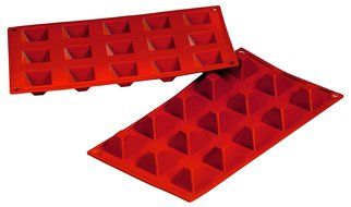 Fat Daddio's Silicone Bakeware Pyramid, 3.68 Ounces