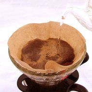 Ocathnon VDG-02B V60 Glass Coffee Dripper Clever Coffee Filter 300ML (Flannel Filtering bag is included) Glass... N20