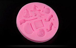 Topnew-Candy Cavity Silicone Chocolate Mold Candy and Gummy Moulds Halloween Supplies H1634 N6