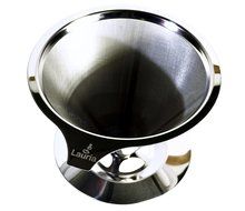 Premium Pour Over Coffee Dripper - Stainless Steel Coffee Filter and Maker - Reusable Coffee Cone Brewer with... N7