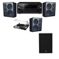 M&amp;K Sound MP300 Monitor Speaker 3.1 Thorens TD-240-2 X12 Pioneer Elite SC-89